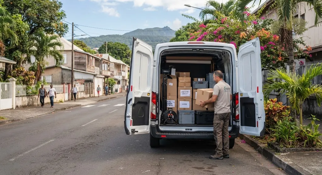 Utilitaire de location pour transport à La Réunion