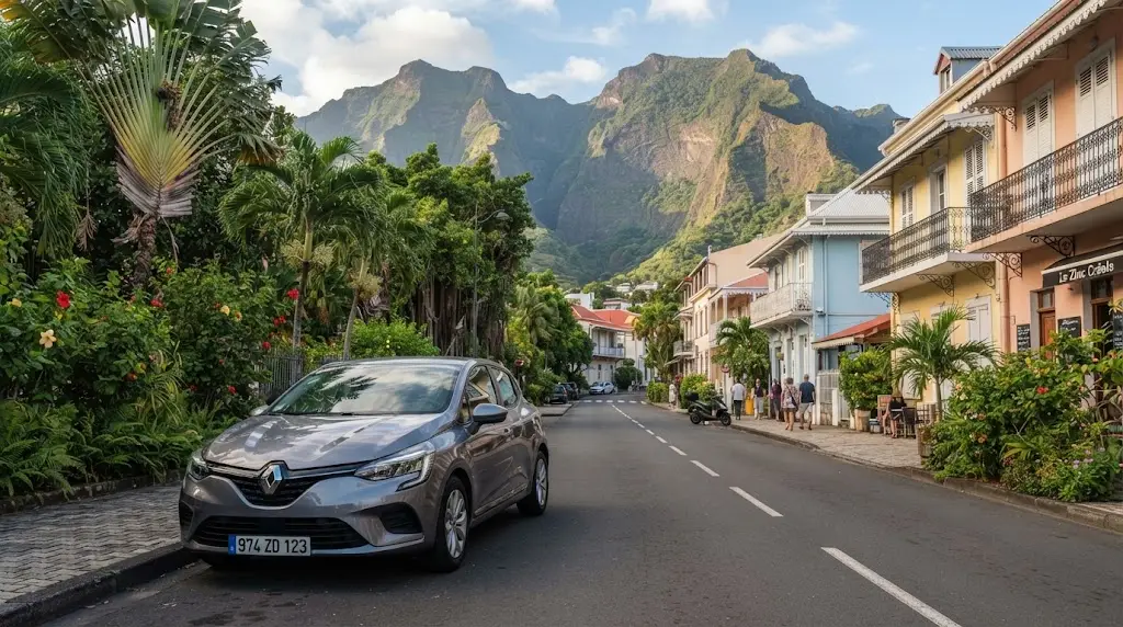 Voiture citadine de location à La Réunion pour les déplacements urbains