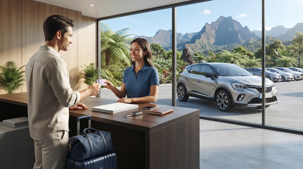 Location de voiture à La Réunion avec un permis étranger