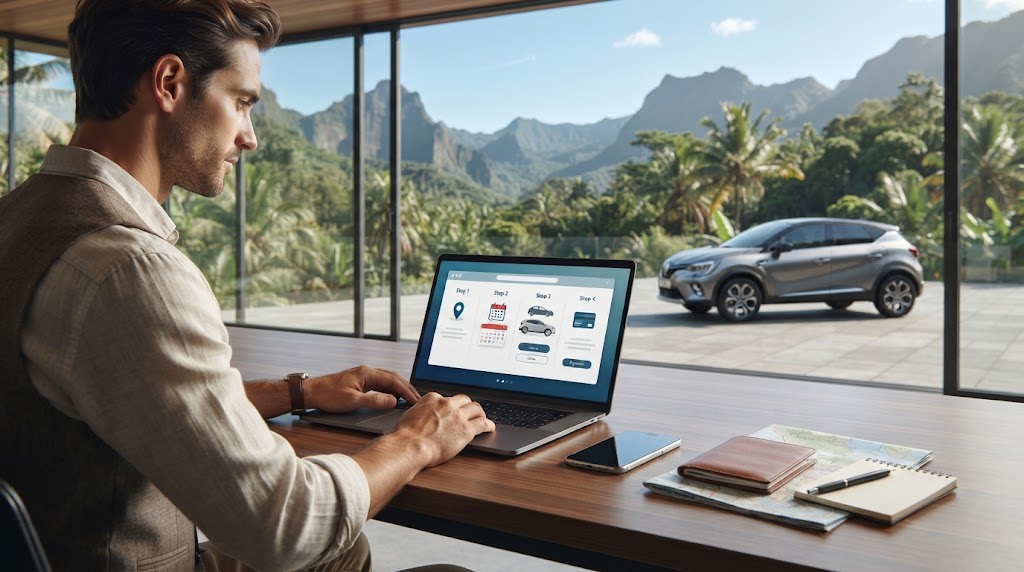 Réservation d’une voiture de location à La Réunion étape par étape