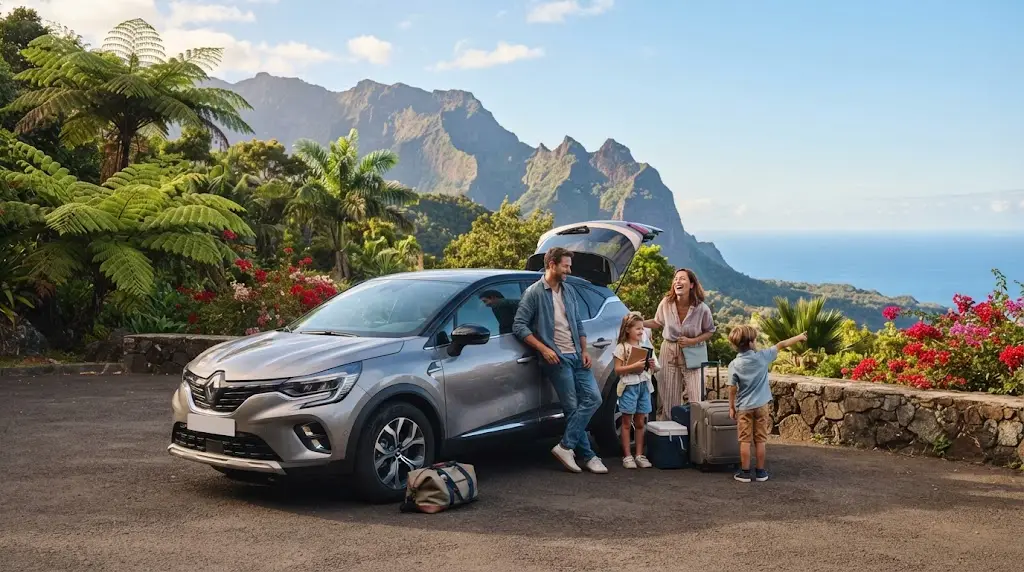 SUV familial de location pour découvrir La Réunion en famille